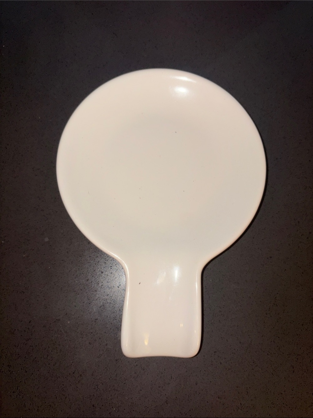 Ceramic Spoon Rest in Cream
